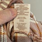 Free People  Joplin Plaid Button Down Shirt Pocket Size Small Photo 5