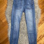 Madewell Skinny Overalls in Cedarburg Wash Raw Hem Jeans Size XXS Photo 8