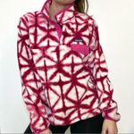 Patagonia Synchilla Fleece Jacket Pink Diamond Tie Dye Size Small Photo 1