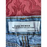 ZARA Woman Premium Denim Collection Distressed Jean Skirt size XS Photo 2