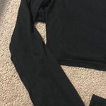 Black crossed body crop top Size L Photo 1