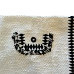 Worth New York White and Black Embroidered Cotton Bouclé Skirt – Size 8 Photo 2