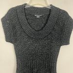 Armani Exchange Short Sleeve Charcoal Gray Sweater Dress Size Small Black Photo 2