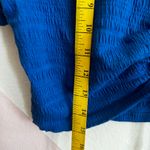 Blue Tie Front Bolero Top Y2K 2000s‎ Fairycore Indie Retro Large Photo 3