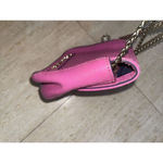 Juicy Couture JUICY‎ COUTURE Hot BARBIE Pink Leather Crossbody  Shoulder Bag Gold Chain Photo 4