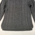 Lauren Jeans Co Ralph Lauren Gray Cable‎ Knit Cotton Blend Turtleneck Sweater L Size L Photo 3