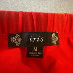 Iris  Red Shorts Romper Photo 1