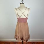 Free People Adella Slip Dress in Rose Photo 5
