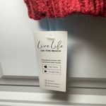 Cupshe  Medium Burgundy Cable Knit Cutout One Shoulder Sweater NWT Photo 8