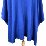 H by Halston Cozy Royal Blue Casual Open Front Knit Cardigan Photo 7