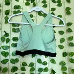 Nike Women’s Sports Bra Size Medium Blue And Black Photo 2