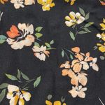 Terra & Sky Plus Size  Black Floral PullUp Leggings Size 0X/14W EUC #4026 Photo 1