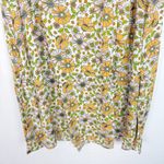 ASOS NWT  JDY Midi Above Calf Skirt Tofu Big Flower Yellow Floral Size 6 NEW Photo 2