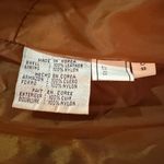 Vintage Women's Fringed Suede Leather Dress in Tan size 8 never worn Brown Photo 2