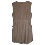Gallarda Galante Flax Blend Sleeveless Utility Dress Japan size F (US Medium) Brown Photo 2