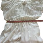 NWT NSF Niara Sz L Women's Short Sleeve Peasant Dress in White Size L Photo 14