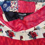 Boho Rose Wide Leg Pants Red Photo 4