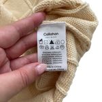 CALLAHAN KNITWEAR Chelle Cable Knit Sweater‎ Vest Sz XL White Photo 4