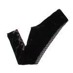 Johnny Was NWT Blair Legging in Black Stretch Velvet Embroidered Skinny Pants S Photo 3