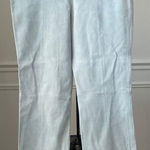 Thalia Sodi  Seafoam Light Sage Green Suede Leather Pants 13 14 Photo 0