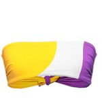 Mara Hoffman  Abigail Bikini Top in Ivory Multi Size S Photo 1