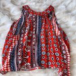 Boho Halter Neck Two Piece Top and Shorts Vintage Print Size Small Photo 8