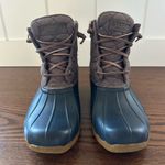 Sperry  Saltwater Quilted Waterproof Duck Boots Gray Blue  Women’s Size 6.5 Photo 1