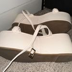 SheIn Cream Platform Wedges Photo 4