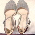 Jessica Simpson Plaid Ankle Strap Shoes Block Heel, Size 7M New in Box Photo 4