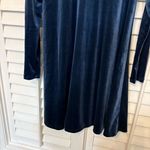 Old Navy ‎ Blue Velvet Dress Size Small Tall Photo 3