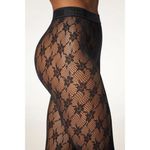 Wolford Rose Tights in Black Small New Womens Nylons Pantyhose Photo 9