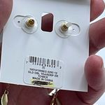 Style & Co NWT . Double teardrops earrings with rhinestones. Photo 4