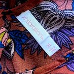 Torrid XHILARATION Boho Floral Lace Up Back Babydoll Smocked Top Blouse ~ Women's XL Photo 5