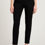 Alexis  Black Skinny Leg Tuxedo Elastic Waist High Rise‎ Pant Photo 0