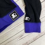 Starter  Black Label Womens Blue Long Sleeve Cropped Shirt L Large Photo 1