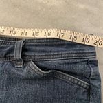 Liz Claiborne  Size 16W Slim Power Cropped Blue Stretch Denim Jeans Shorts Photo 8