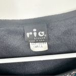 Vintage Rio Blouse Rainbow Sequin Shimmer Short Sleeve Shirt Size Small Pink Photo 8