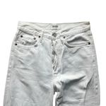 AGOLDE 90s Pant Jeans Womens Size 25 Denim White High Rise Waist Button Fly Photo 1