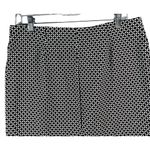 J.Jill Skirt Womens M Petite Black White Geometric Ponte Pencil Pull On Stretch Photo 2
