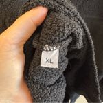 Acorn Oversized Bobble Knit Cardigan Sweater Jacket Black XL Photo 4