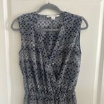 Diane Von Furstenberg  Black and White Geometric Jumpsuit Photo 1