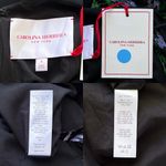 Carolina Herrera Floral Silk Chiffon Cutout Halter Maxi Gown Black Multi 4 NWT Photo 5