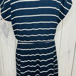 Women's Navy with White Stripes Short Photo 9