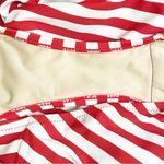 J.Crew  Red White Stripe One Shoulder Swimsuit Size 6 Bow Tie One Piece Nautical Photo 10