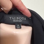 Talbots  Silk & sequin black grace fit suit jacket & skirt woman size 10 Photo 5