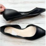 Nine West  Black Pointed Toe Flats Synthetic Upper Rubber Sole US 7.5 Photo 3