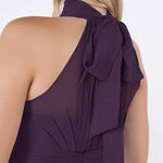 Azazie  Dress Formal Maxi Grey Lace Sweetheart Bridesmaid Sleeveless A8 Photo 2