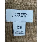 J.Crew  Schoolboy Sweater-Blazer size XS  Camel Cotton Photo 3