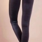 Spanx NEW Anthropologie Slate Blue Velvet Leggings Women's Size Medium Boho Fall Photo 1