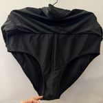 Woman's Black Bathing Suit Skort Large Photo 1